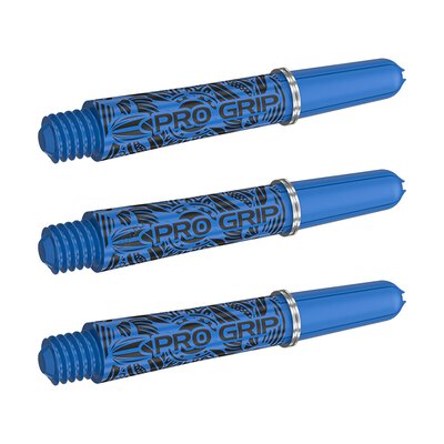 Target Dart Ink Pro Grip Shaft mit Aluminium Ring 3er Set 9 Schfte insgesamt Blau S Kurz