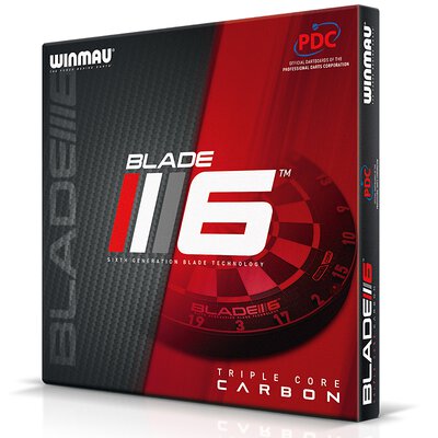 Winmau Blade 6 Carbon Triple Core Dartscheibe Bristle Dart Board Dartboard Turnierboard Verpackung beschädigt!