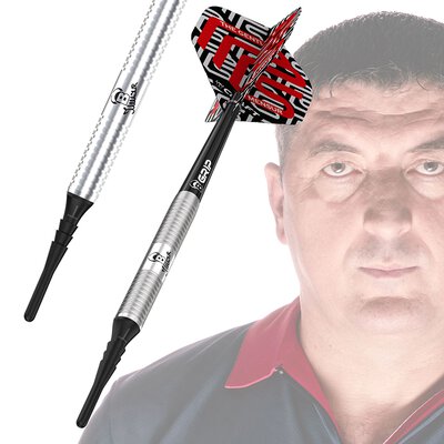 BULL´S Soft Darts Champions Mensur Suljovic The Gentle Softdart Softtip 18 g