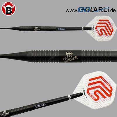 BULL´S Soft Darts Mensur Suljovic The Gentle Black-Edition Soft Dart Softdart Softtip 18 g