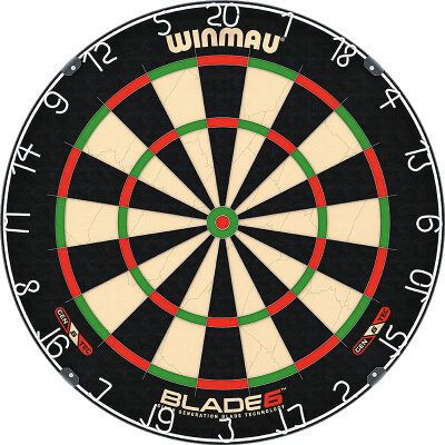 "Verpackung beschädigt" - Winmau Blade 6 Dartscheibe Bristle Dart Board Dartboard Turnierboard