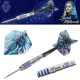 BULL´S Steel Darts Sarah Milkowski Sapphire 90% Tungsten Steel Dart Steeldart Steeltip 22 g