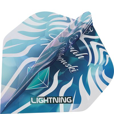 BULL´S Dart Lightning Dart Flights Sarah Milkowski Sapphire Dartflights Design 2022