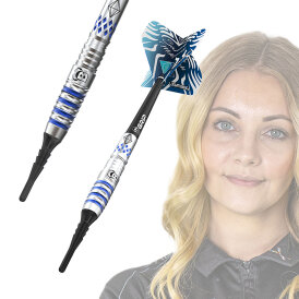 BULL´S Soft Darts Sarah Milkowski Sapphire 90% Tungsten Soft Dart Softdart 20 g