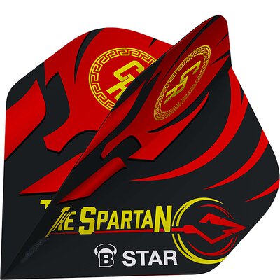 BULL´S Dart B-Star Dart Flights Cristo Reyes The Spartan Dartflights Design 2022