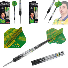 BULL´S Steel Darts Diogo Portela Brazilliant 90% Tungsten Steel Dart Steeldart Steeltip 24 g