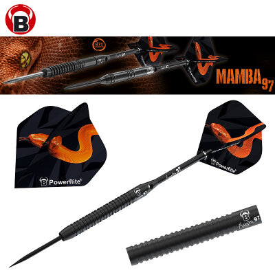 BULL�S Steel Darts Mamba 97 M2 97% Tungsten Steel Dart Steeldart Steeltip 22 g