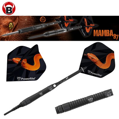 BULL´S Soft Darts Mamba 97 M4 97% Tungsten Soft Dart Softdart Softtip