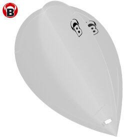 BULL´S Dart DragonFlight Dragon Flights Dartflights Flight Shape Pear Weiß