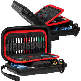 BULLS Dart Orbis HS Dartcase Carbongrey Darttasche Dartcase Dart Wallet XL Extra Large