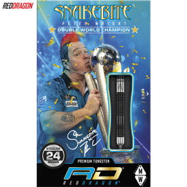 Red Dragon Steel Darts Peter Wright Double World Champion Special Edition Black 90% Tungsten Steeltip Dart Steeldart