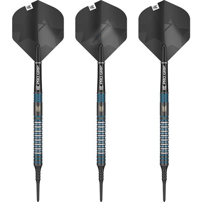 Target Soft Darts Adrian Lewis Jackpot Black 90% Tungsten Softtip Darts Softdart 18 g