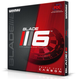 Winmau Blade 6 Carbon Triple Core PDC Dartscheibe Bristle Dart Board Dartboard Turnierboard mit PDC Logo
