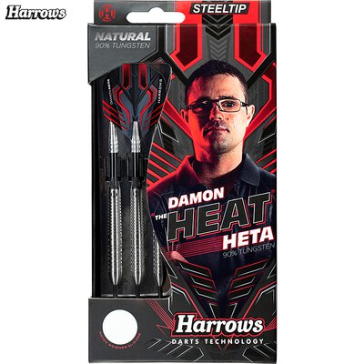 Harrows Steel Darts Damon Heta Natural The Heat 90% Tungsten Steeltip Dart Steeldart 21 g