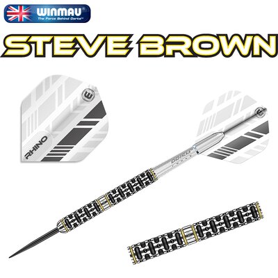 Winmau Steel Darts Steve Brown The Bomber 90% Tungsten Steeltip Dart Steeldart 24 g