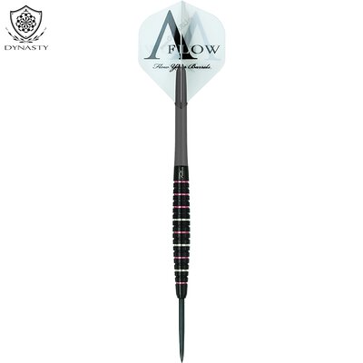 Dynasty Steel Darts A-Flow Fallon 3 MG Black/Pink Sherrock 95% Tungsten Steeltip Darts Steeldart 24,3 g