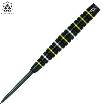 Dynasty Steel Darts A-Flow Fallon 3 MG Black/Gold Sherrock 90% Tungsten Steeltip Darts Steeldart 22 g