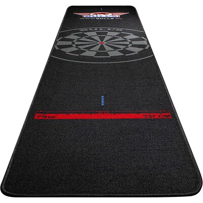 BULLS NL Dartmatte Dartteppich Carpet Mat 60 cm oder 65 cm  x 300 cm mit und ohne Oche