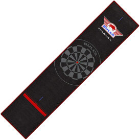 BULLS NL Dartmatte Dartteppich Carpet Mat 60 cm oder 65 cm  x 300 cm Black-Red