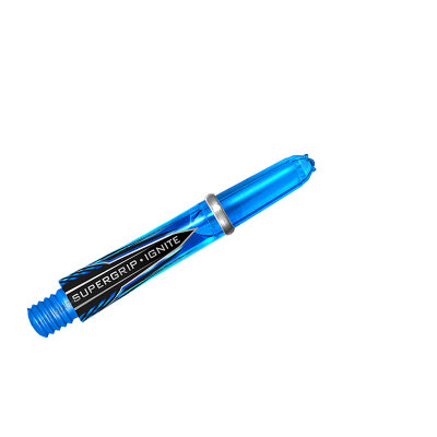 Harrows Dart Supergrip Ignite Shaft Dartshaft mit Ring 3er Set 9 Schäfte insgesamt S Kurz Aqua