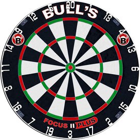 BULLS Focus II Plus Dartscheibe Turnier Bristle-Board...