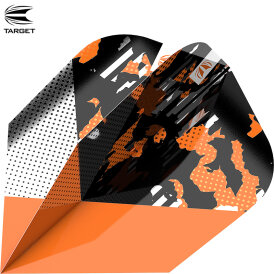 Target Dart Pro Ultra Raymond van Barneveld ICON Black & Orange Dart Flight Dartflights 3 Flightformen / Shapes Design 2022