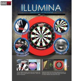 one80 Dart Illumina Lighting Dartboard Light Dartboardbeleuchtung E- Dartboard Dartscheiben Licht LED Beleuchtungs System Neues Modell Verpackung beschädigt!