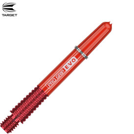 Target Dart Pro Grip EVO AL Shaft mit Aluminium Ring Rot IM Intermediate