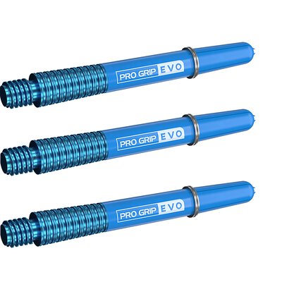 Target Dart Pro Grip EVO AL Shaft mit Aluminium Ring Blau IM Intermediate