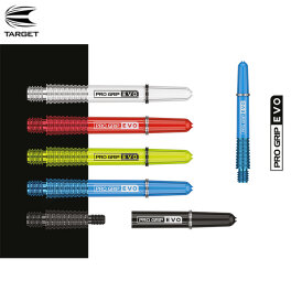 Target Dart Pro Grip EVO AL Shaft mit Aluminium Ring Schwarz M Mittel