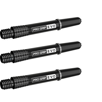 Target Dart Pro Grip EVO AL Shaft mit Aluminium Ring Schwarz S Kurz