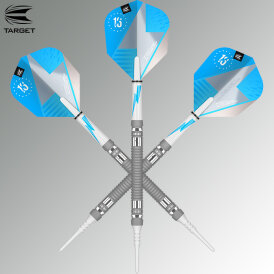 Target Soft Darts Phil Taylor Power Series Silver 80% Tungsten Softtip Softdart 19 g