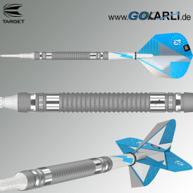 Target Soft Darts Phil Taylor Power Series Silver 80% Tungsten Softtip Softdart 19 g