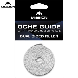 Mission Dart Oche Guide Strip Maßband Abstandsmesser Doppelseitig beschriftet