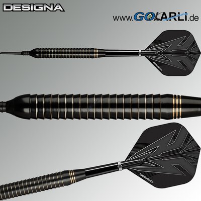 Designa Darts Soft Darts Mako Brass Black Softtip Darts Softdart 20 g