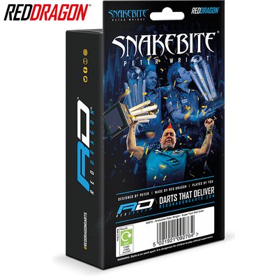 Red Dragon Peter Wright Snakebite Double World Champion Super Tour Darts Case Darttasche Dartcase Dartbox Wallet