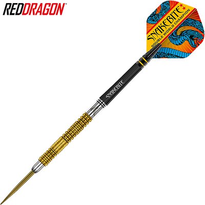 Red Dragon Steel Darts Peter Wright Double World Champion SE Gold Plus 90% Tungsten Steeltip Dart Steeldart 24 g