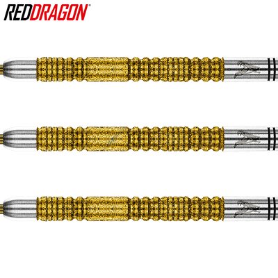 Red Dragon Steel Darts Peter Wright Double World Champion SE Gold Plus 90% Tungsten Steeltip Dart Steeldart 24 g