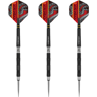 Red Dragon Steel Darts Peter Wright Double World Champion Special Edition Black 90% Tungsten Steeltip Dart Steeldart 22 g