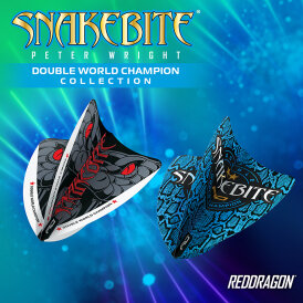 Red Dragon Peter Wright Snakebite Hardcore Freestyle Double World Champion Dart Flights Dartflight Design 2022 TF6709