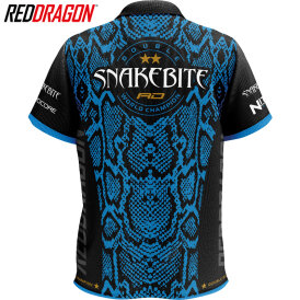Red Dragon Darts Peter Wright Snakebite Tour Polo Double World Champion 2022 Matchshirt Dart Shirt Trikot Größe L