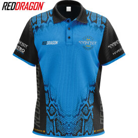 Red Dragon Darts Peter Wright Snakebite Tour Polo Double World Champion 2022 Matchshirt Dart Shirt Trikot Größe 2XL