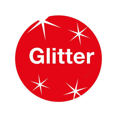 Eberhard Faber Stra�enmalkreiden Kartonetui mit 6 Kreiden Glitzer