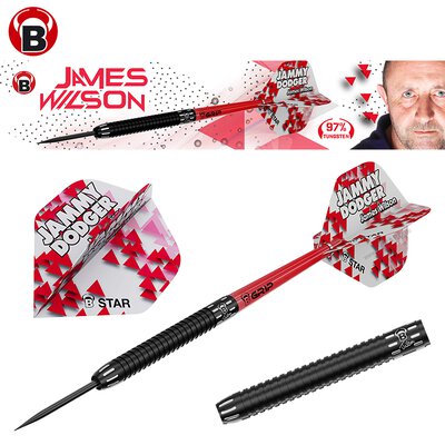 BULL´S James Wilson Original 97% Tungsten Black Edition Steel Dart Steeldart Steeltip