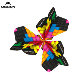 Mission Darts Dartflights Multicolor Ryan Joyce Relentless Dart Flights Design 2022 Standard Nr.2 Flight