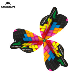 Mission Darts Dartflights Multicolor Ryan Joyce Relentless Dart Flights Design 2022 Pear Flight