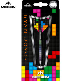 Mission Darts Steel Darts Ryan Joyce Relentless 95% Tungsten Steeltip Darts Steeldart 25 g