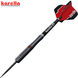 Karella Steel Darts Fighter schwarz 90% Tungsten Steeltip Darts Steeldart 22 g