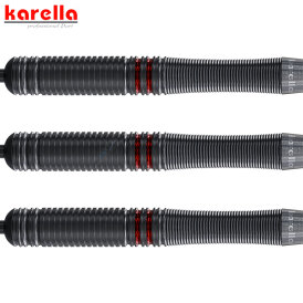 Karella Steel Darts Fighter schwarz 90% Tungsten Steeltip Darts Steeldart 22 g
