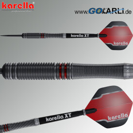 Karella Steel Darts Fighter schwarz 90% Tungsten Steeltip Darts Steeldart 24 g
